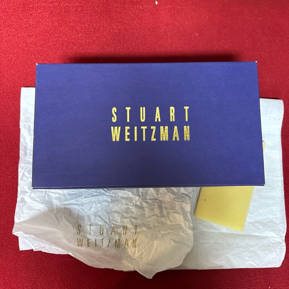 Stuart Weitzman Violet Empty Shoe Box NO SHOES W/Tissue Paper 11.5 x 6.25 x 4”